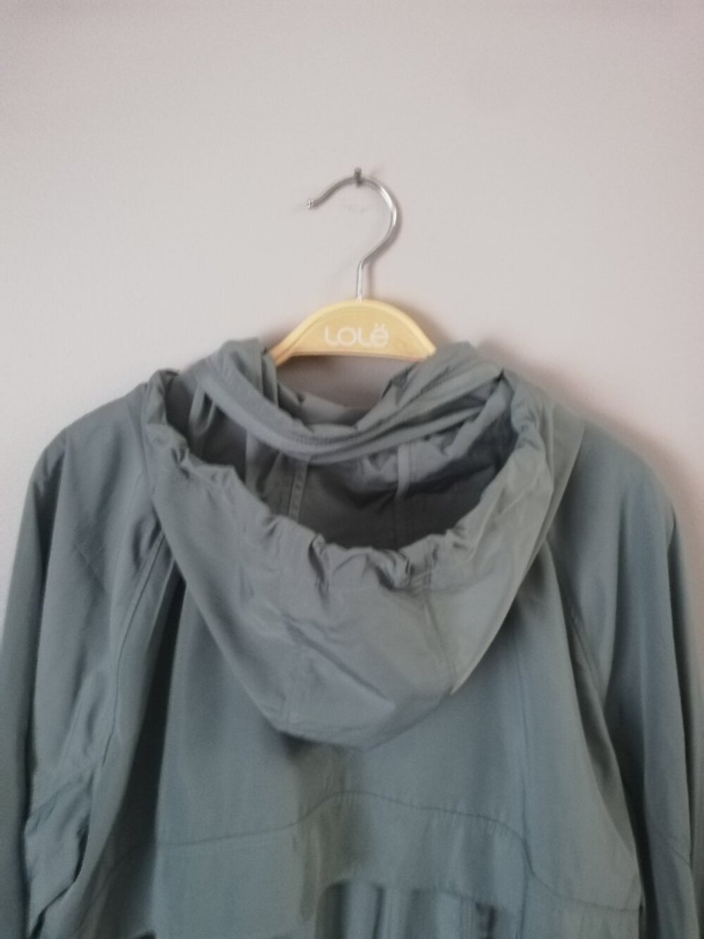 Womens Hooded Anorak Jacket in Slate Gray - Picture 6 of 11